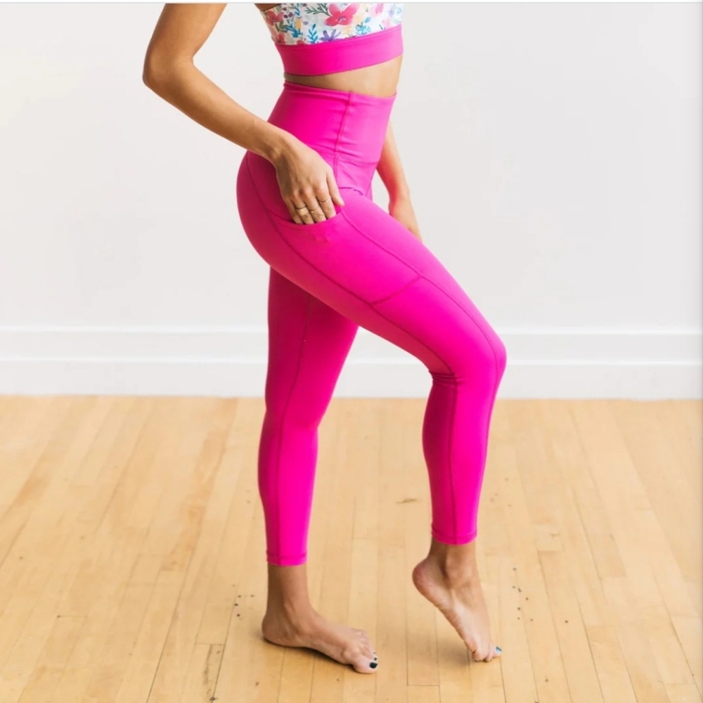 Inspire Leggings - Hot Pink | MT SPORT, Size M